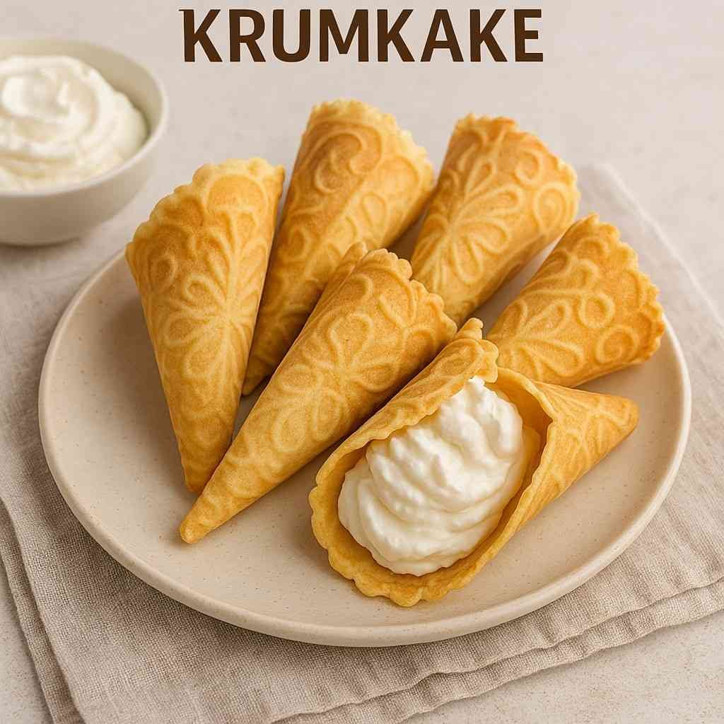 Gluten-Free Krumkake Recipe (Crispy, Delicate & Norwegian Holiday Favorite) - Dairy-Free